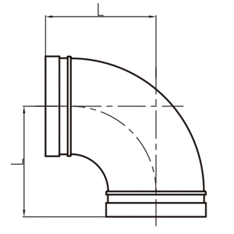 Victaulic elbow