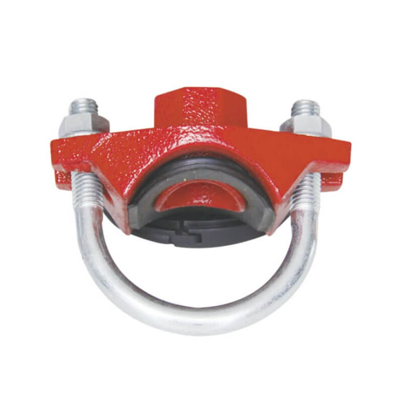 U bolt with thread outlet