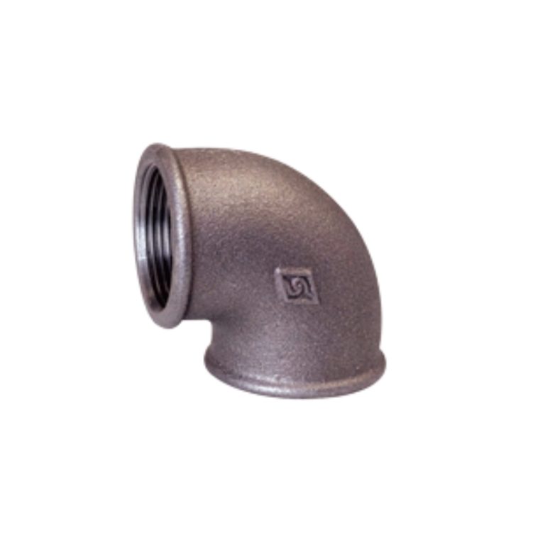 malleable iron 90° elbow-Black