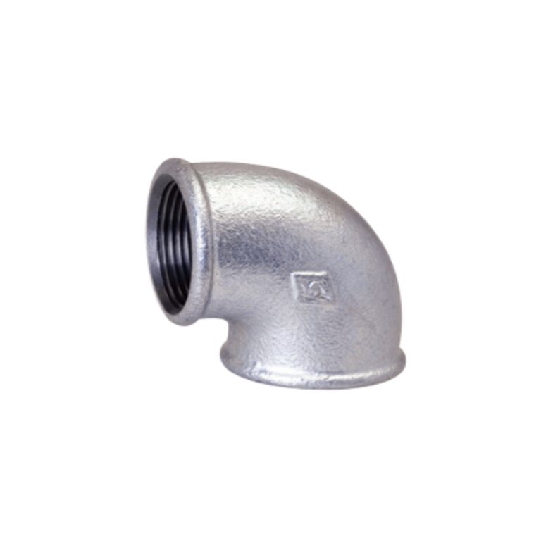 malleable iron 90° elbow-Gal