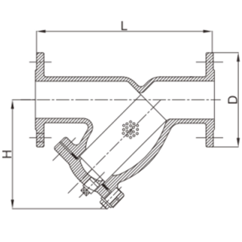 flanged Y-type strainer