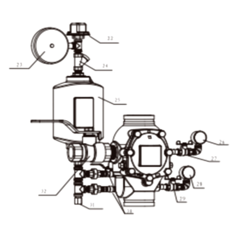 grooved wet alarm valve