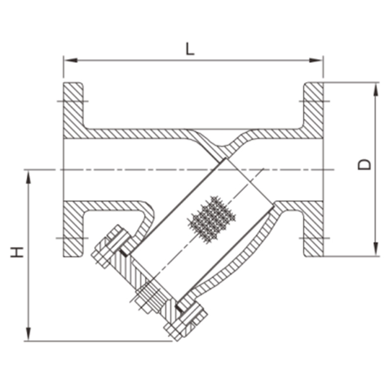 flanged Y-type strainer