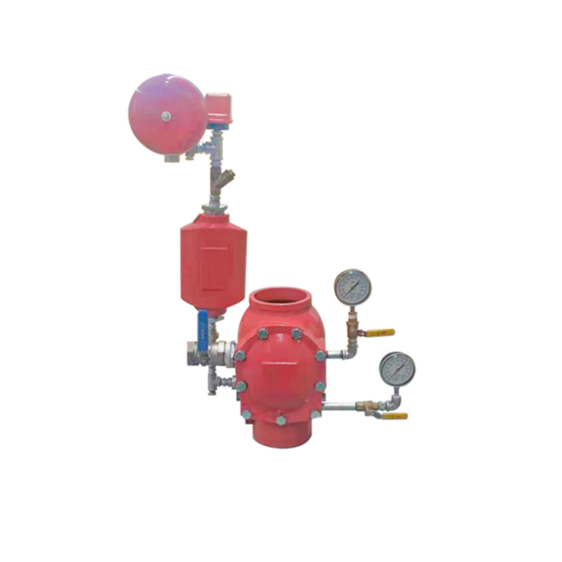 grooved wet alarm valve
