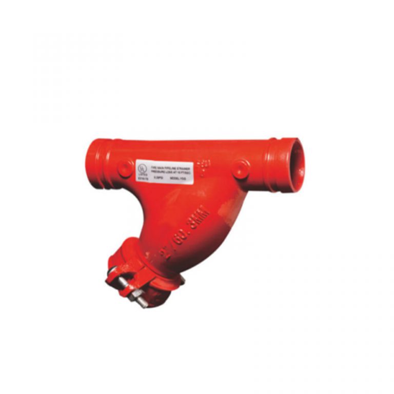 grooved Y-type strainer