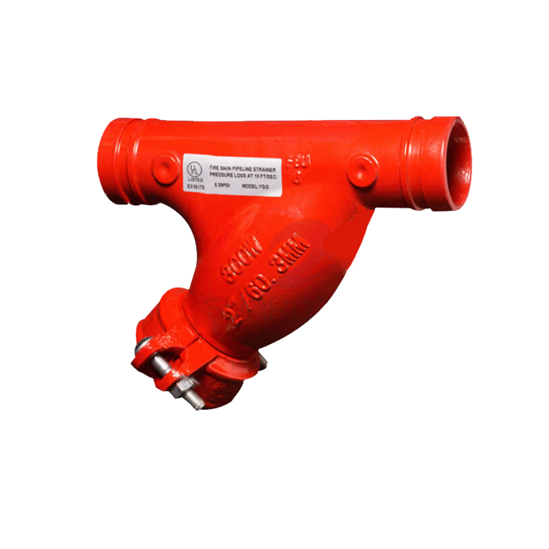 Grooved Y-type strainer
