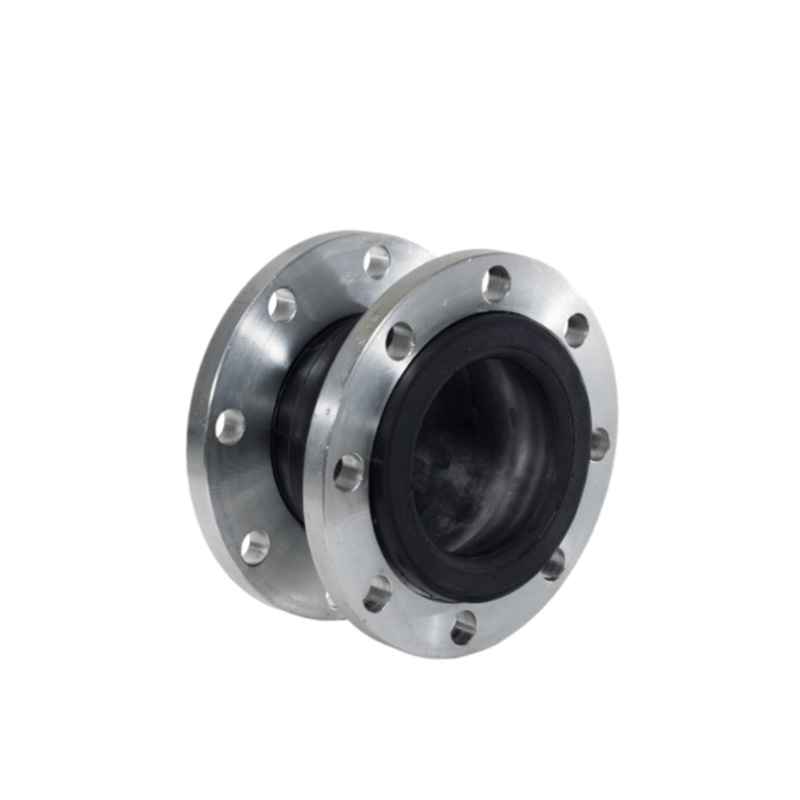 Single sphere flanged rubber flexible joint