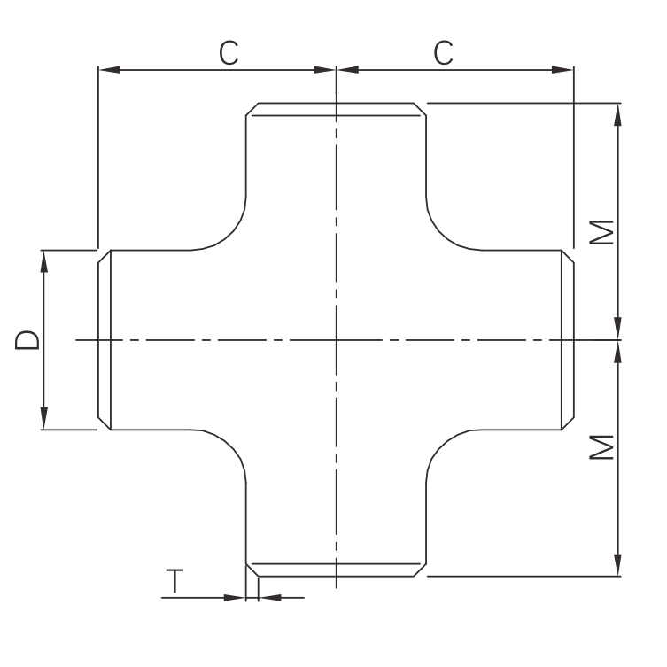 BW CROSS DRAWING