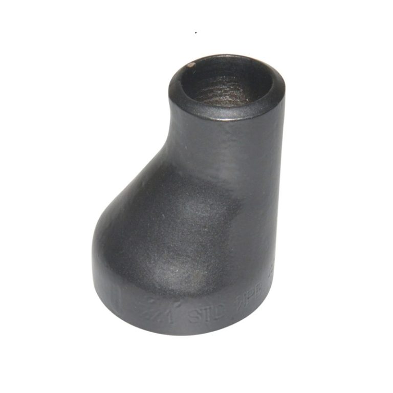 Butt weld eccentric reducer black painted