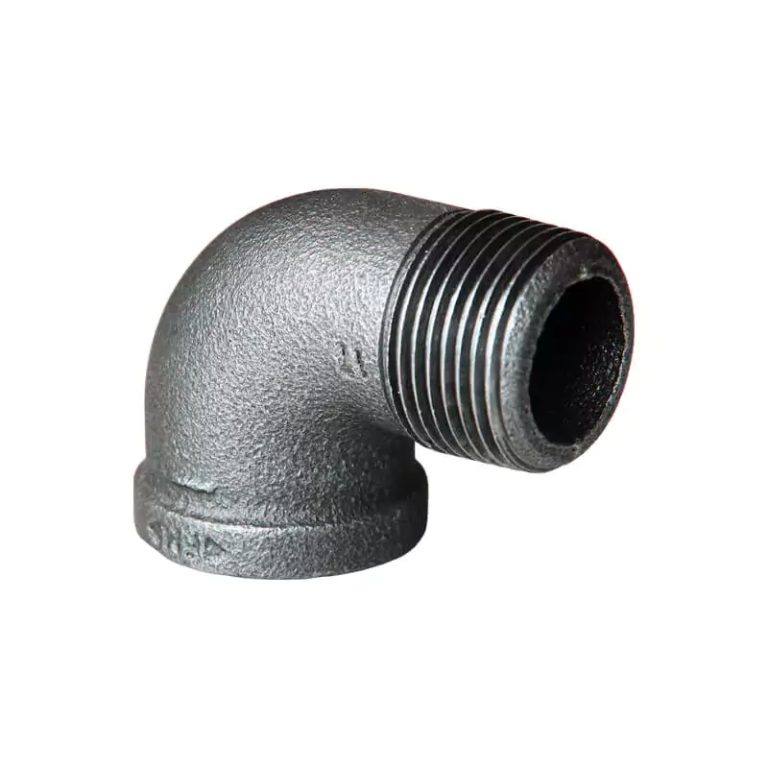 Malleable Iron 92 street elbow - Black