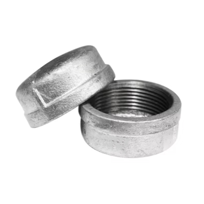 Malleable Iron Cap BS EN BSPT Fig 300 Round