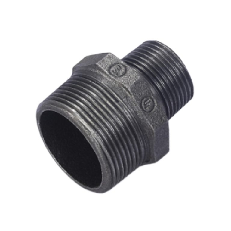 Malleable Iron Reducing Nipple-Black