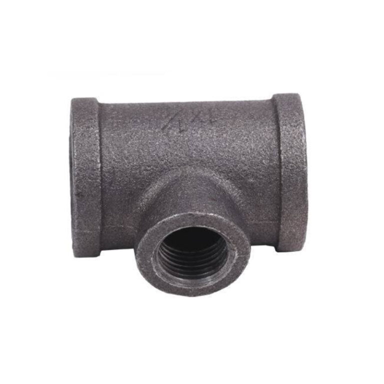 Malleable Iron Reducing Tee Threaded BS EN BSPT Fig 130r