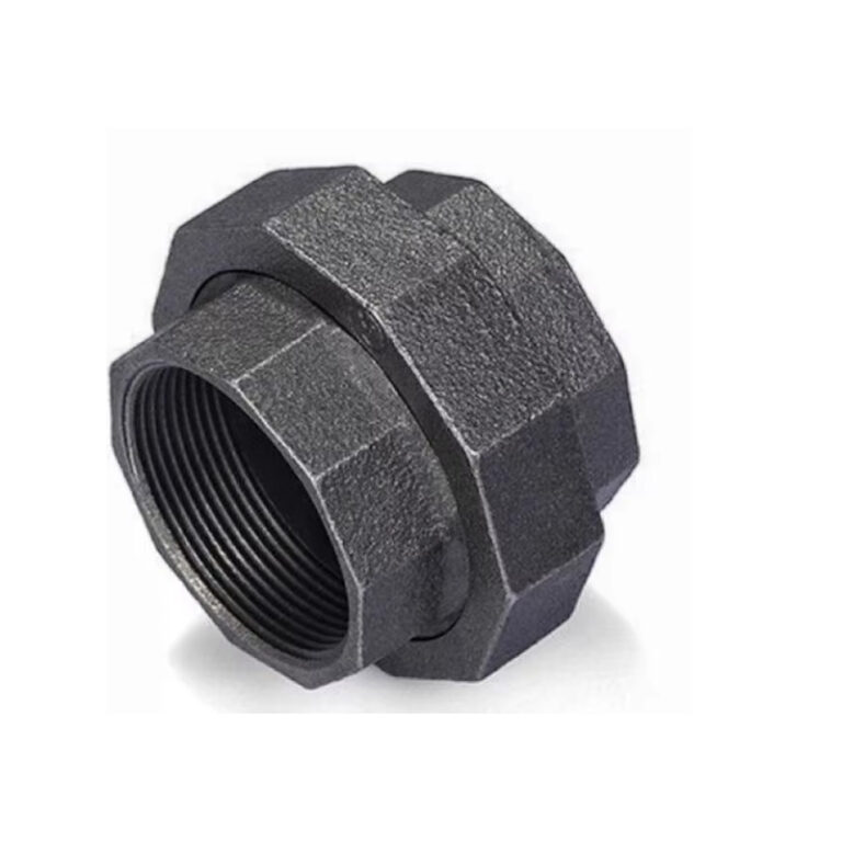 Malleable Iron Union Taper Seat BS EN BSPT Fig 340 black