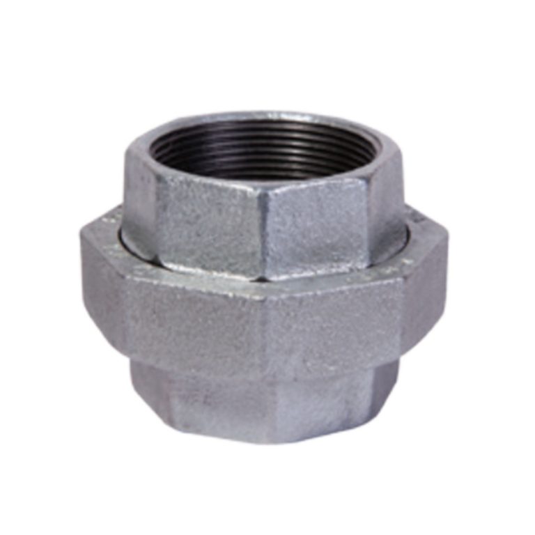 Malleable Iron Union(Brass Seat)-Gal
