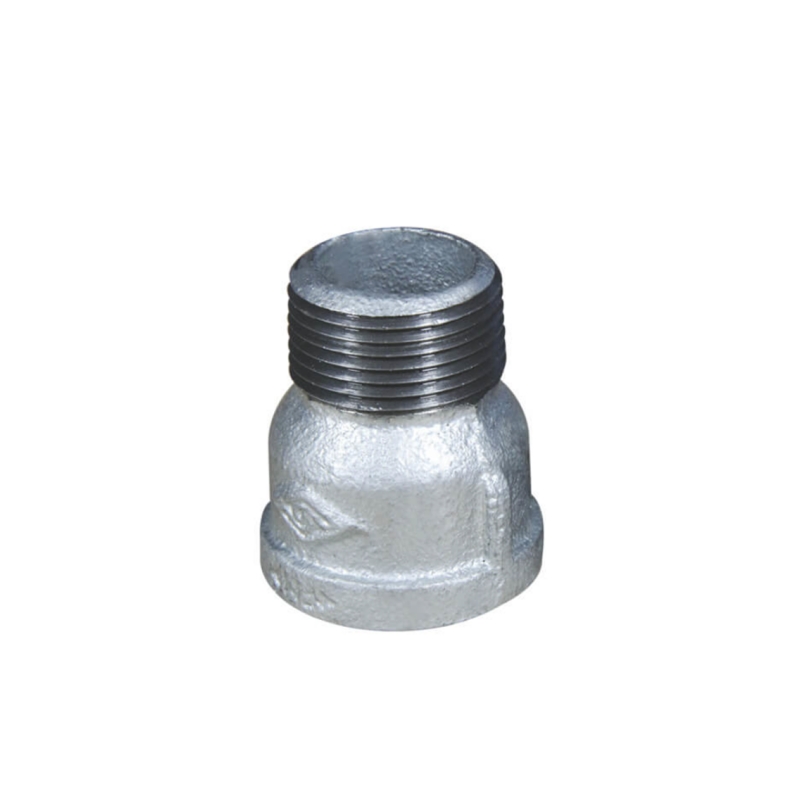 Malleable cast iron male and female socket