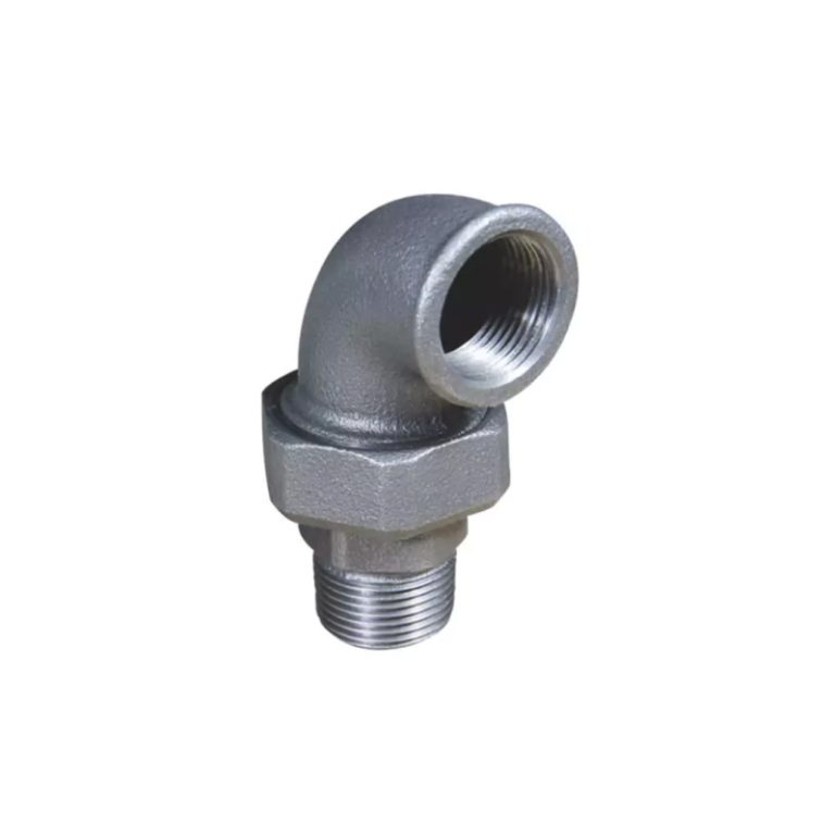 Malleable cast iron male and female union elbow 1