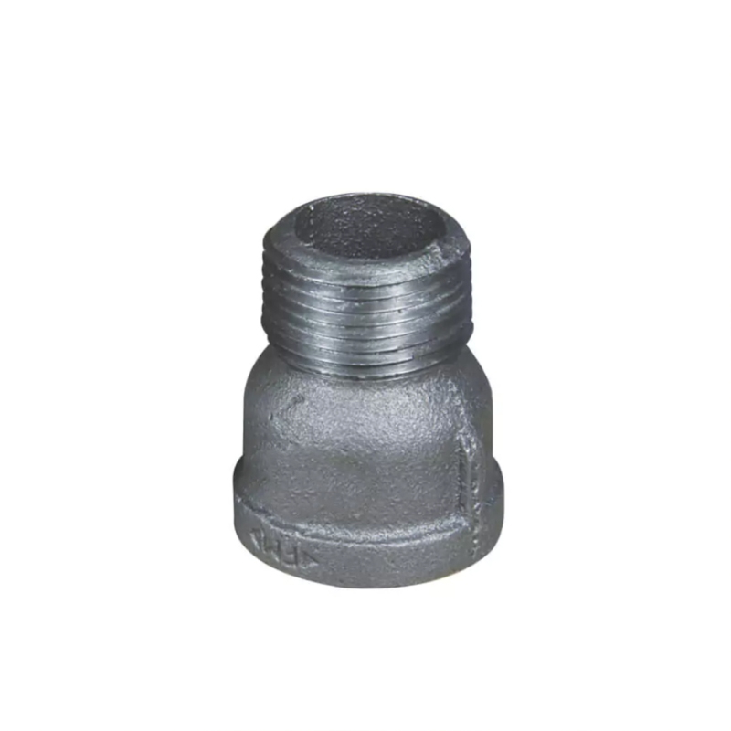 Malleable iron M&F socket BS EN Fig 529 black