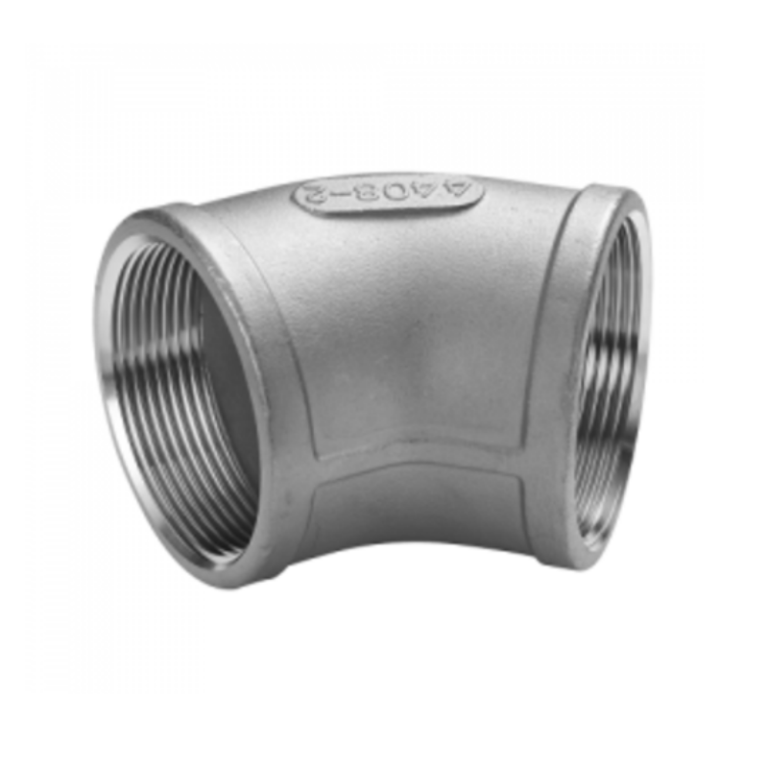 SSThreaded 45° Elbow 316