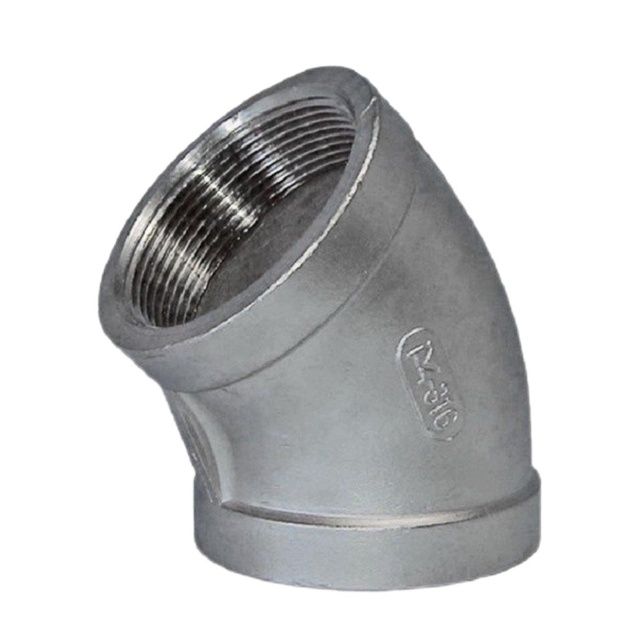 Stainless Steel Threaded 45°Elbow 304