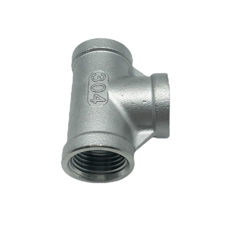 Stainless Steel Threaded Equal Tee Equal