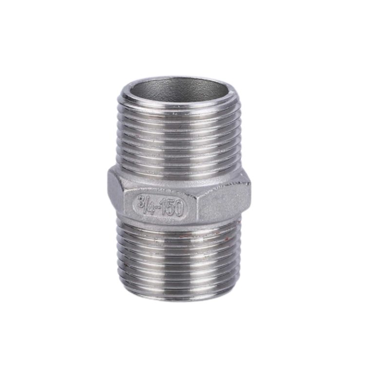 Stainless Steel Threaded Hexagon Nipple 1