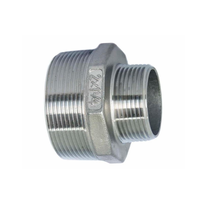 Stainless Steel Threaded Hexagon Reducing Nipple 304