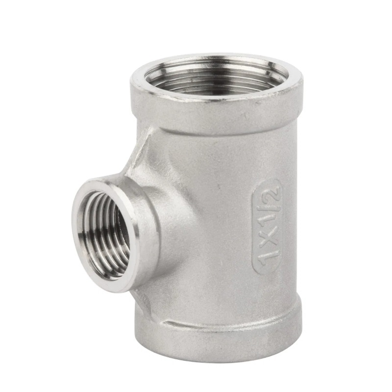 Stainless Steel Threaded Reducing Tee