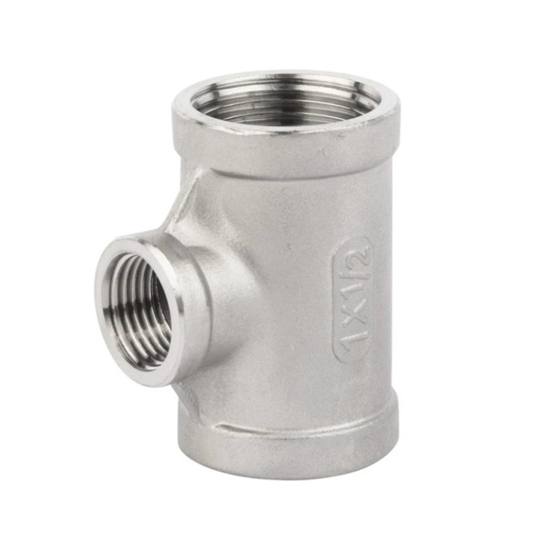 Stainless Steel Threaded Reducing Tee