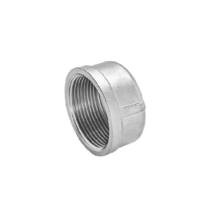 Stainless Steel Threaded Round Cap 316