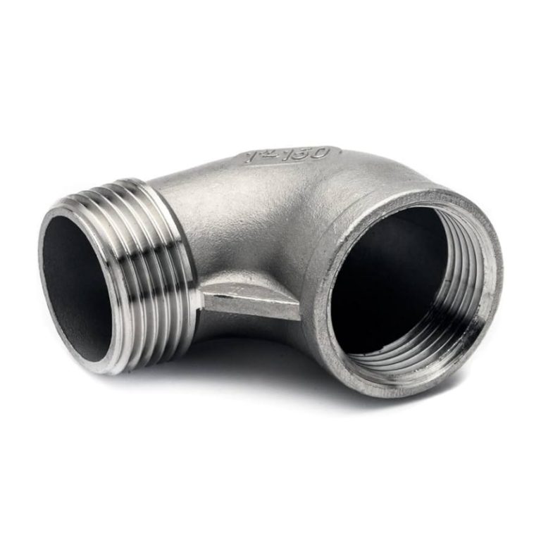 Stainless Steel Threaded Street Elbow 90°