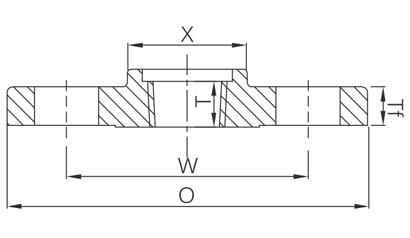 Thread flange drawing -1