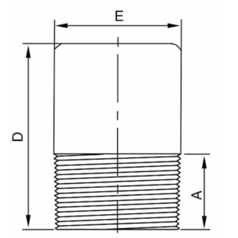 geschmiedeter runder Stecker