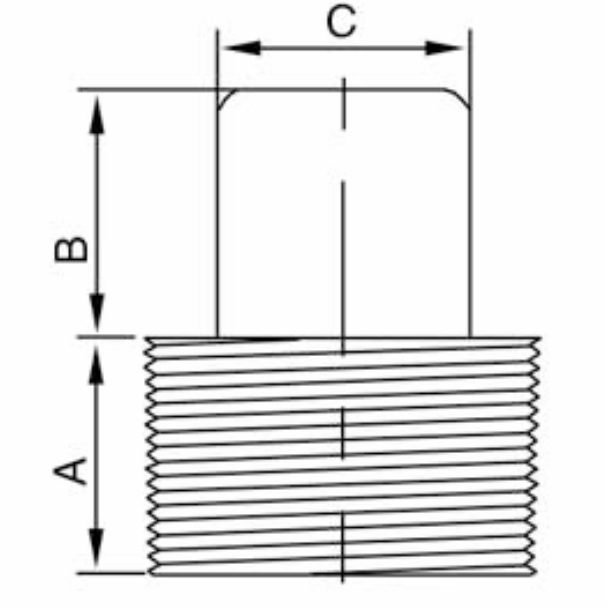 square head plug drawing