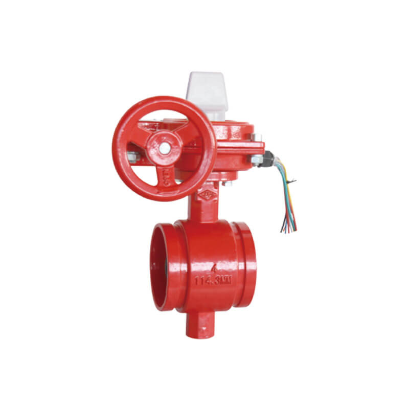 American Grooved Butterfly Valve With Tamper SWitch