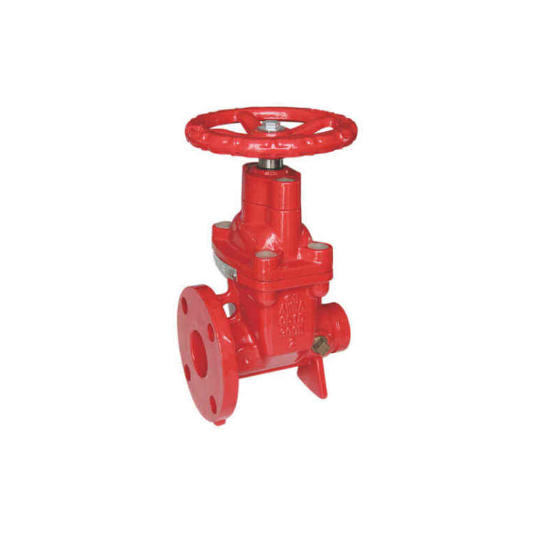 American Resilient Nrs Gate Valve Grooved X Flange
