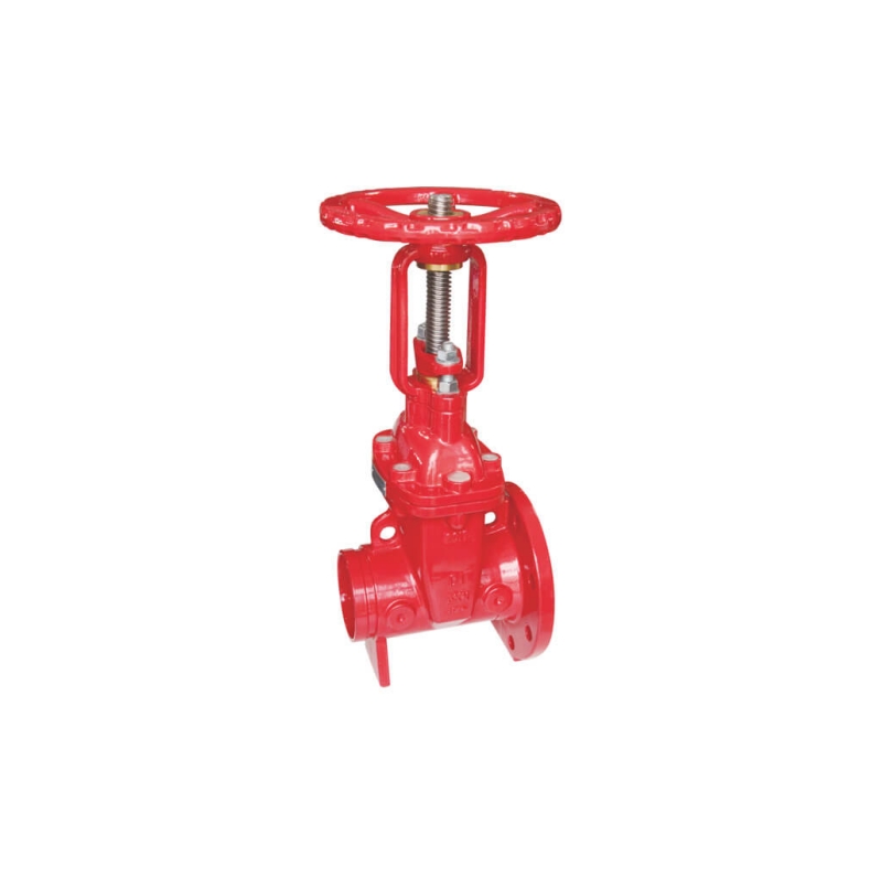 American Resilient Os&Y Gate Valve Flange X Grooved