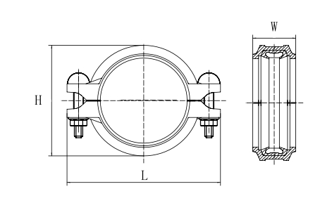 Angle Pad Coupling Drawing