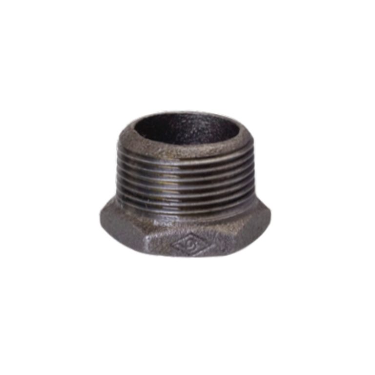 Black malleable cast iron bushing