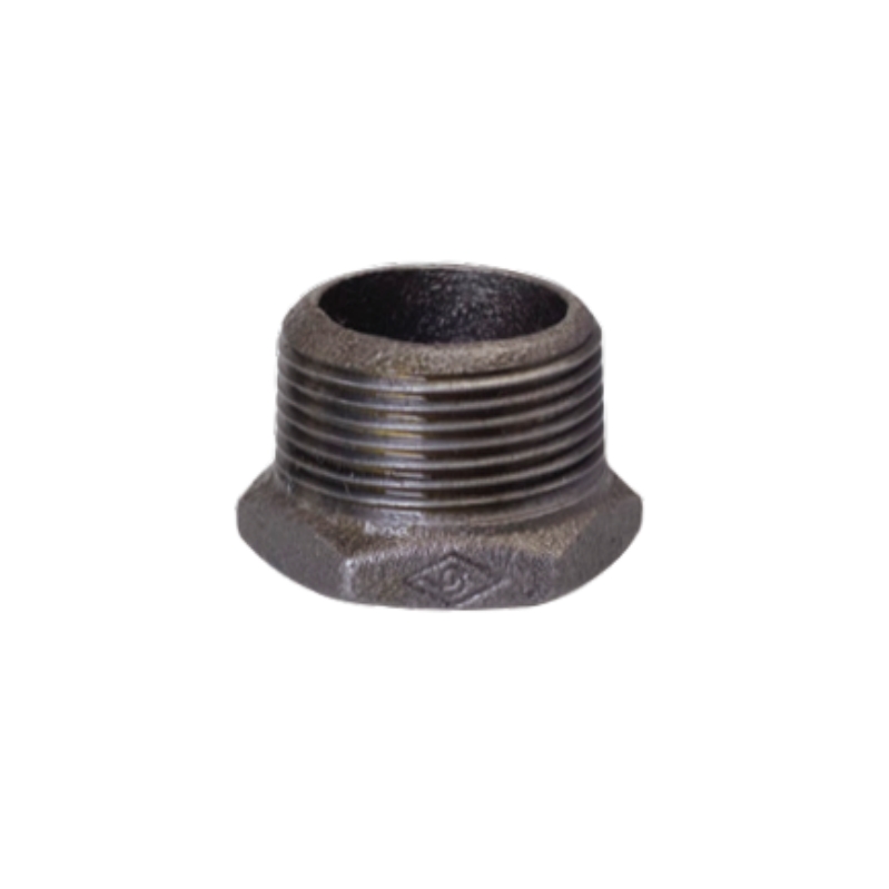 Black malleable cast iron bushing