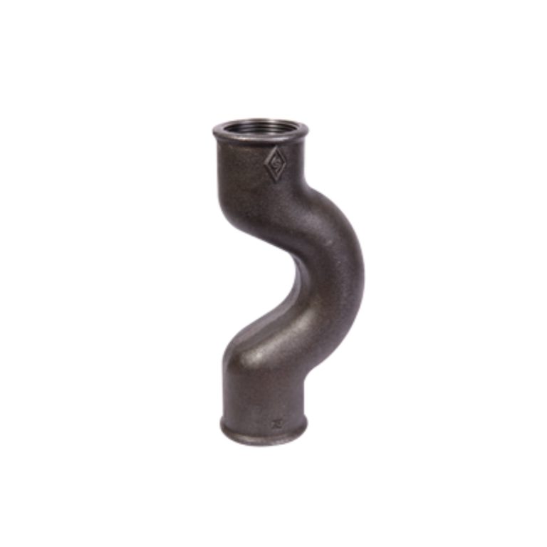 Black malleable cast iron crossover