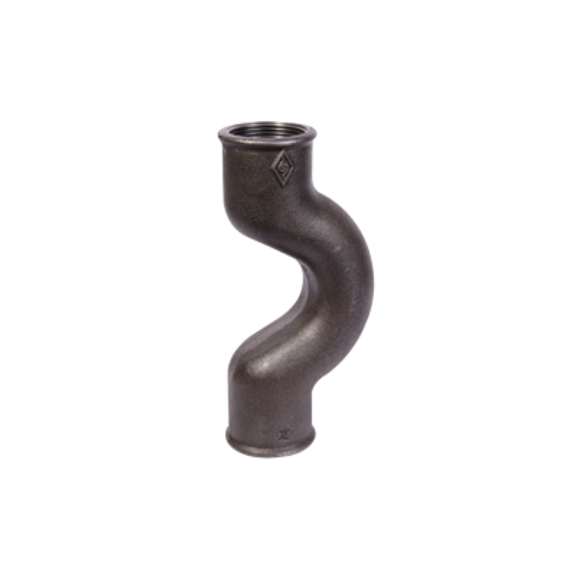 Black malleable cast iron crossover