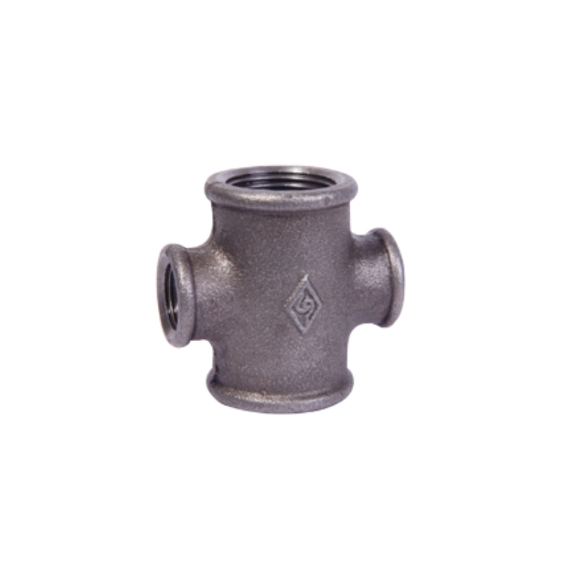 Black malleable iron reducing cross