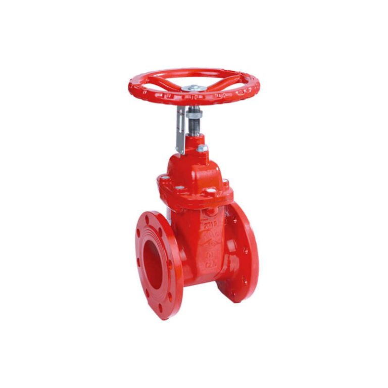British Resilient Nrs Gate Valve Flange Ends