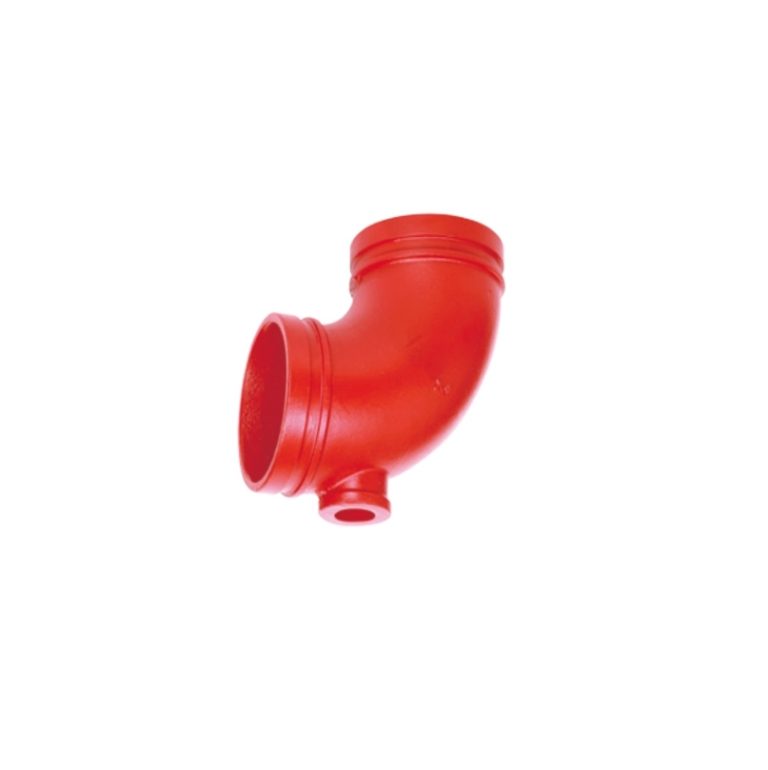 Grooved 90° Drain Elbow