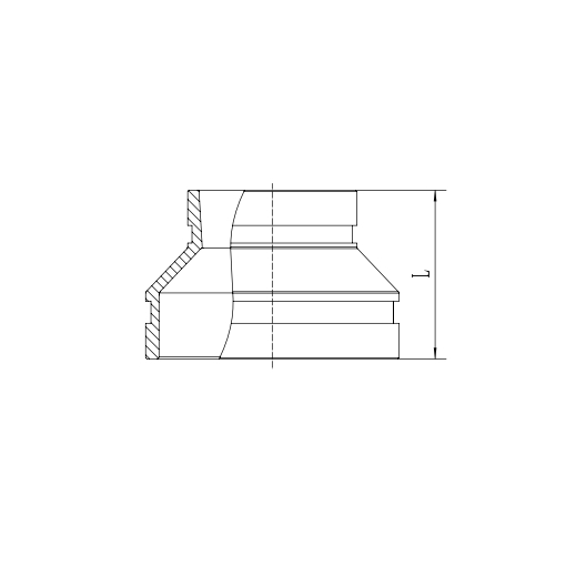 Grooved Concentric Reducer Drawing