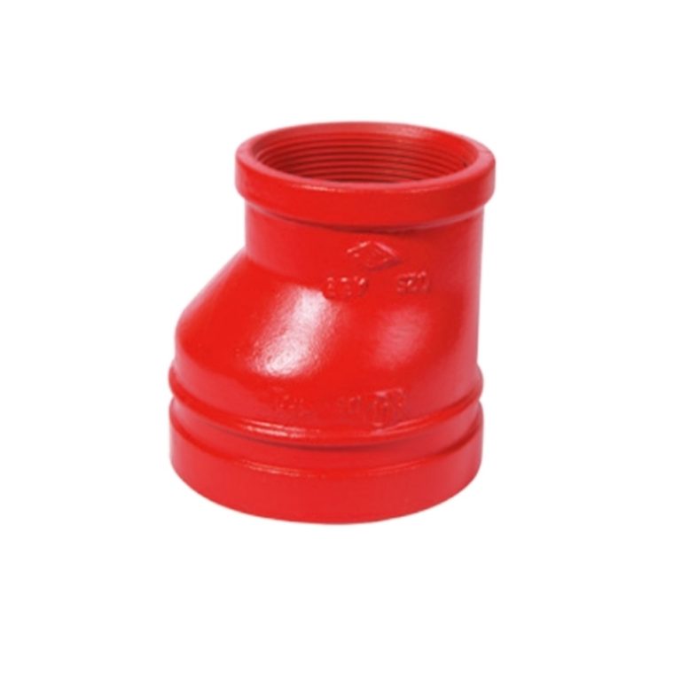 Grooved Eccentric Reducer With Threaded Outlet