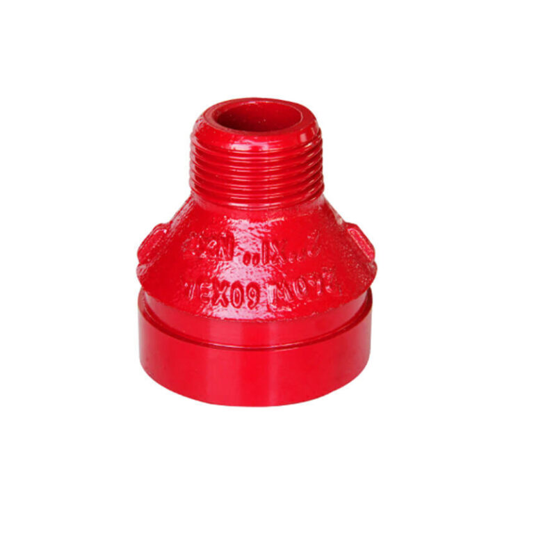 Grooved x Male Threaded Reducing Coupling ASTM A536 Ductile Iron Pipe Fitting