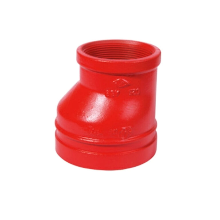 Reducer Grooved Red Grooved x Threaded Eccentric Reducer ASTM A536 Ductile Iron Pipe ...