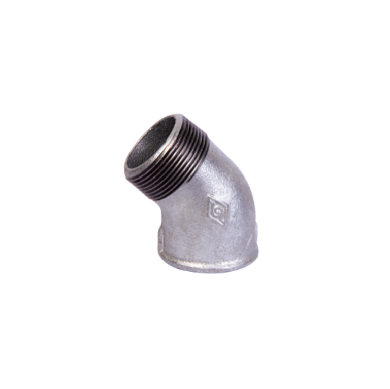 Malleable Iron 45°Street Elbow-Gal